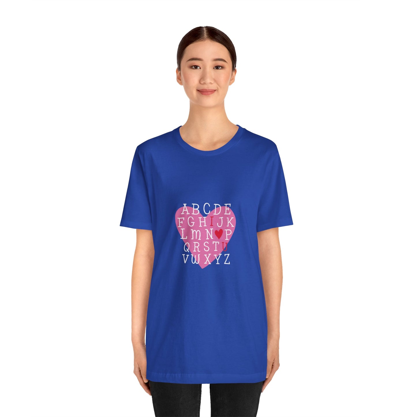 Womens Jersey Short Sleeve Love Tee