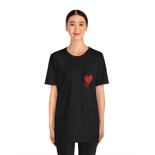 Unisex Jersey Short Sleeve Love 3Tee