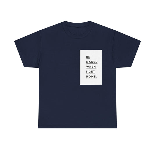 Camiseta unisex con estampado de algodón pesado