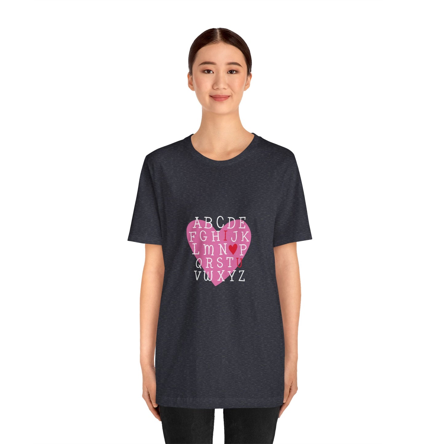 Womens Jersey Short Sleeve Love Tee