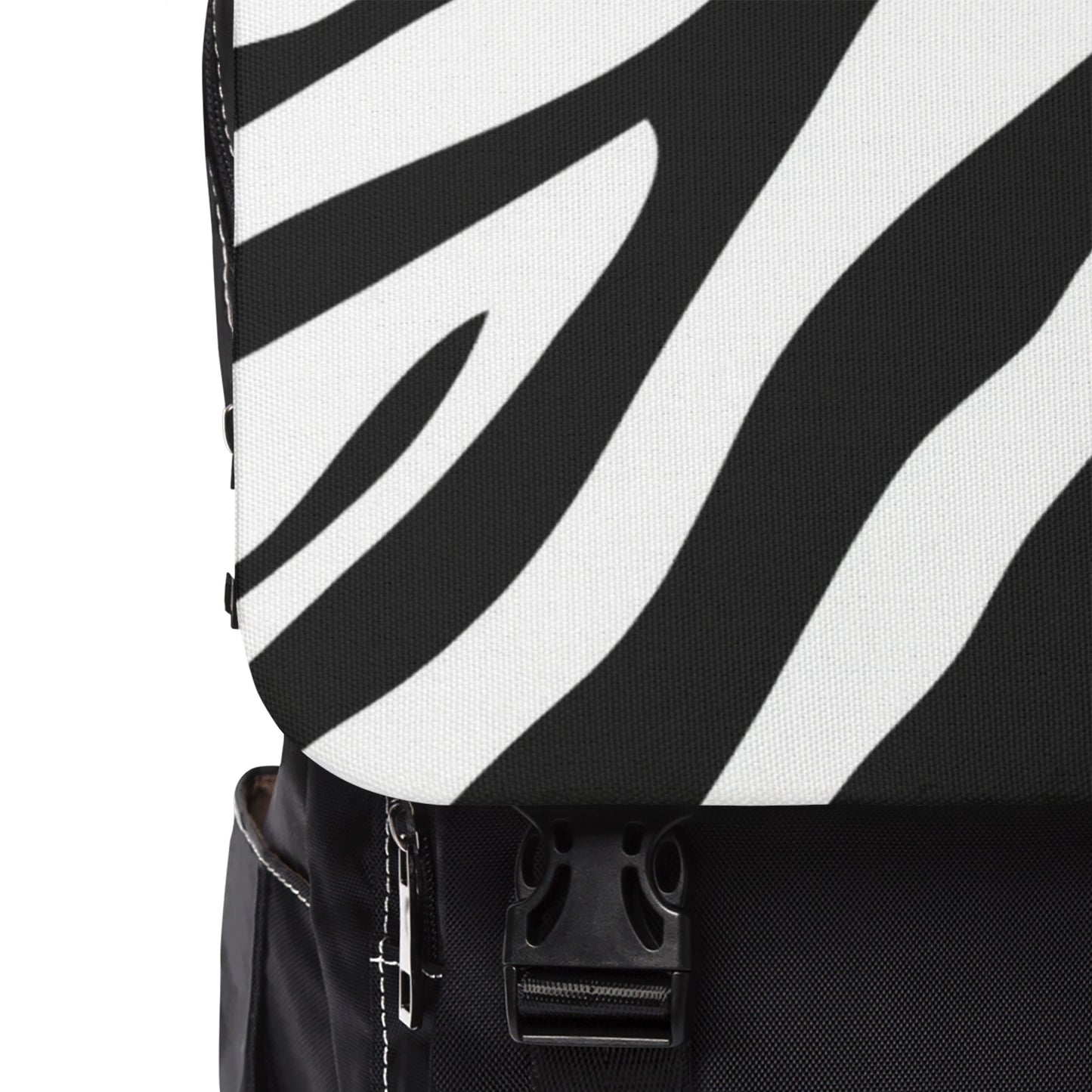 Unisex Casual Zebra Shoulder Backpack