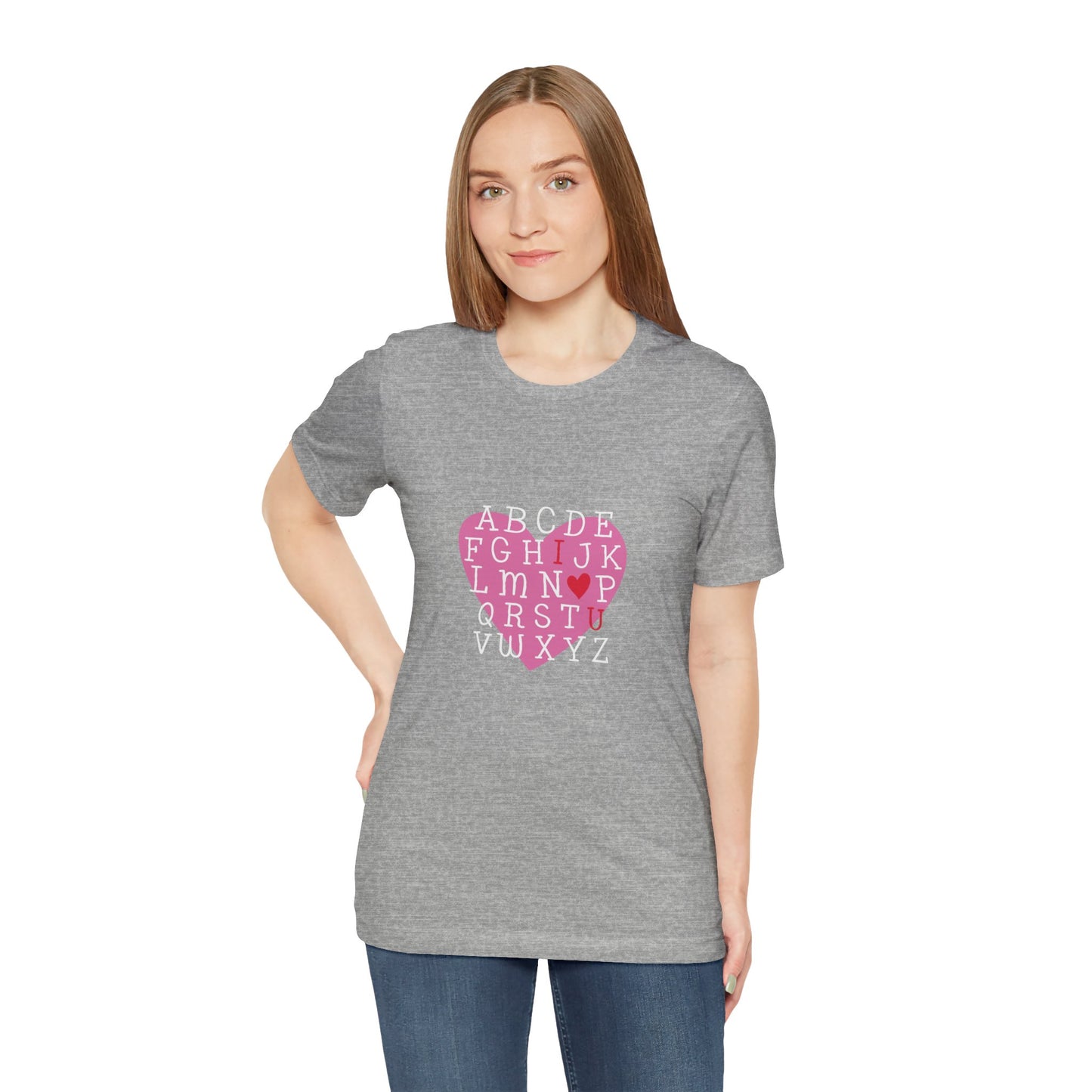 Womens Jersey Short Sleeve Love Tee