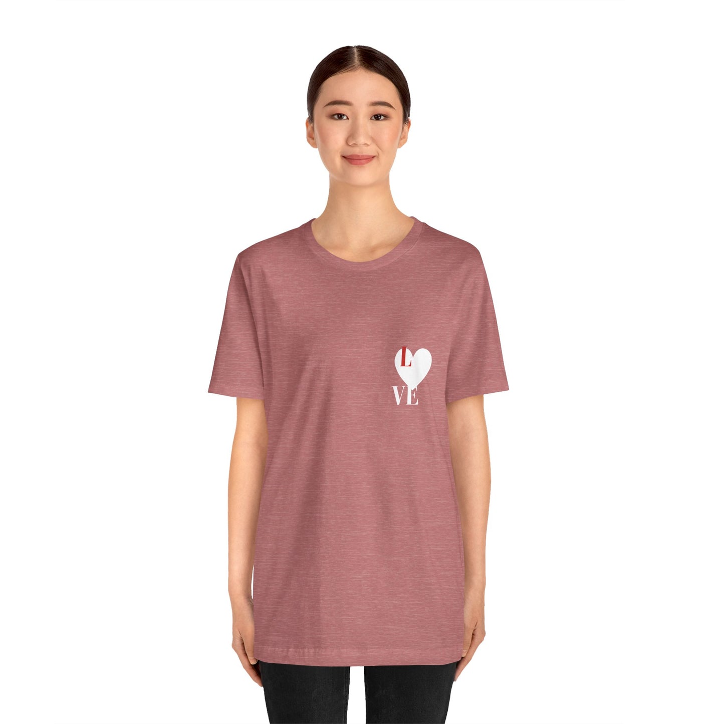 Unisex Jersey Short Sleeve Love Tee