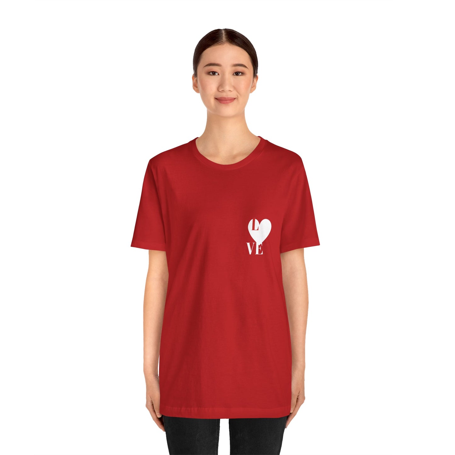 Unisex Jersey Short Sleeve Love Tee