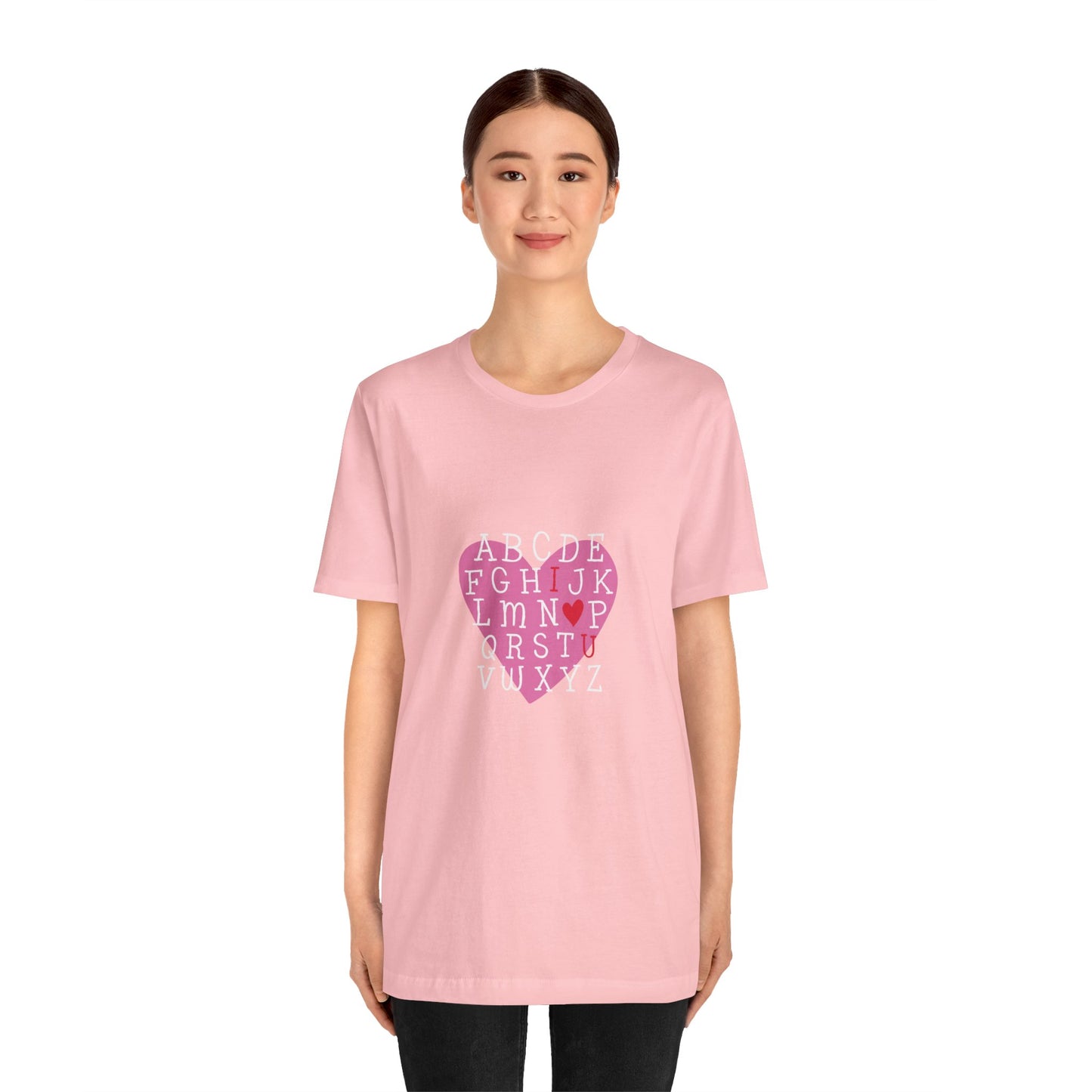 Womens Jersey Short Sleeve Love Tee