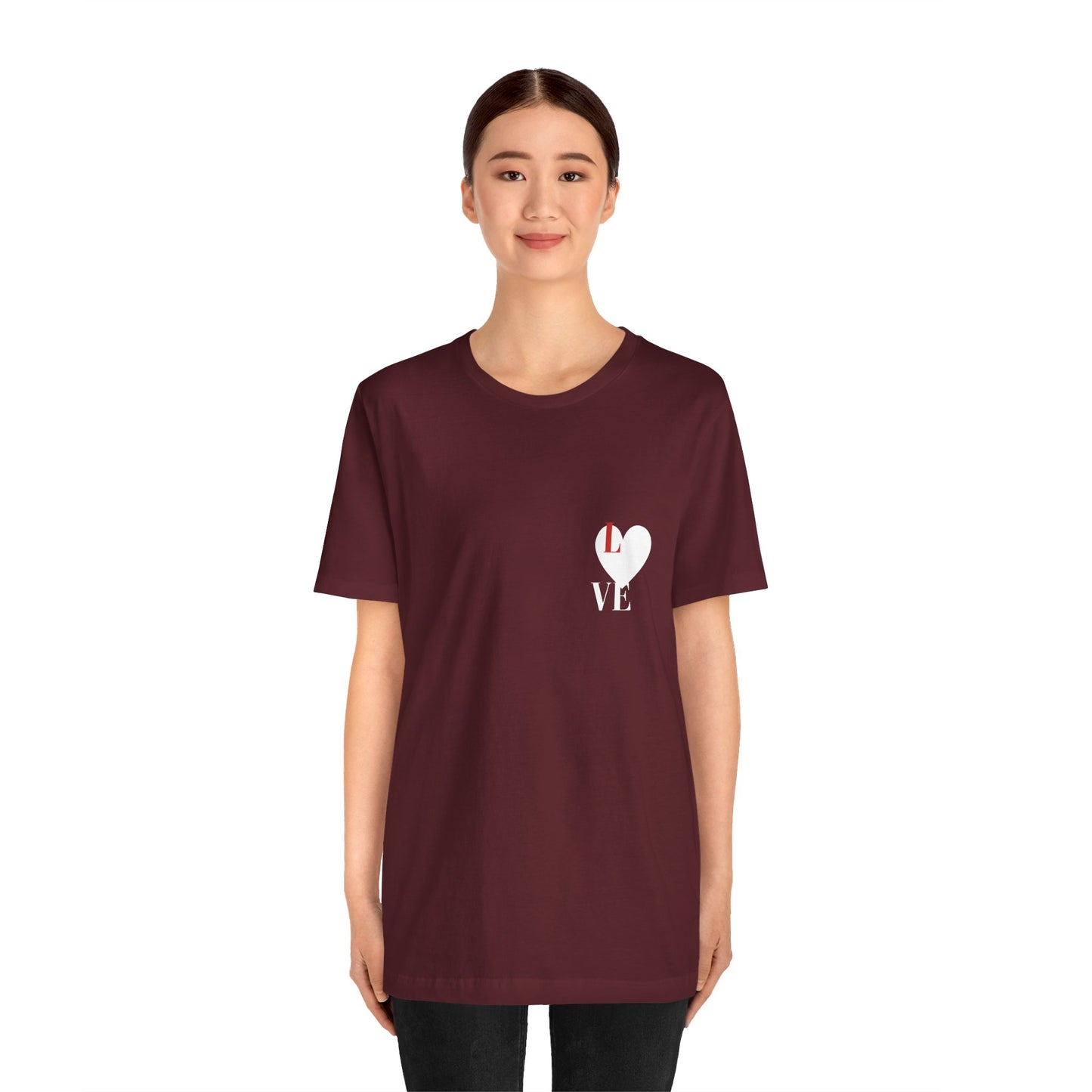 Unisex Jersey Short Sleeve Love Tee