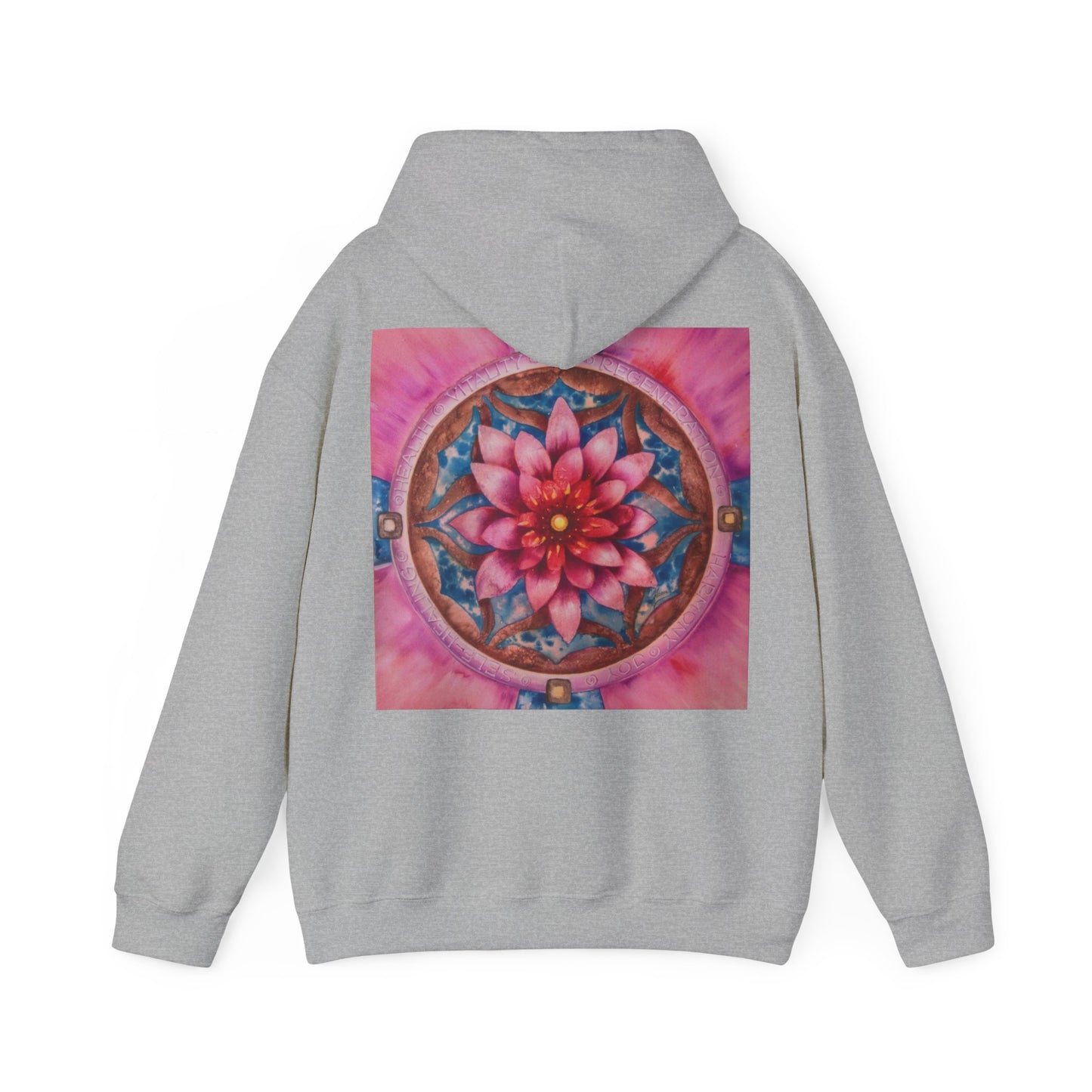 Women’s Heavy Blend™ Hooded Flower  Sweatshirt