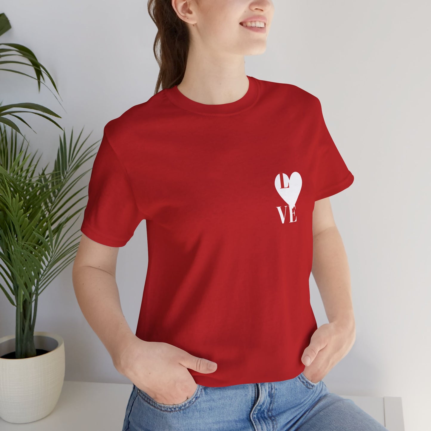 Unisex Jersey Short Sleeve Love Tee