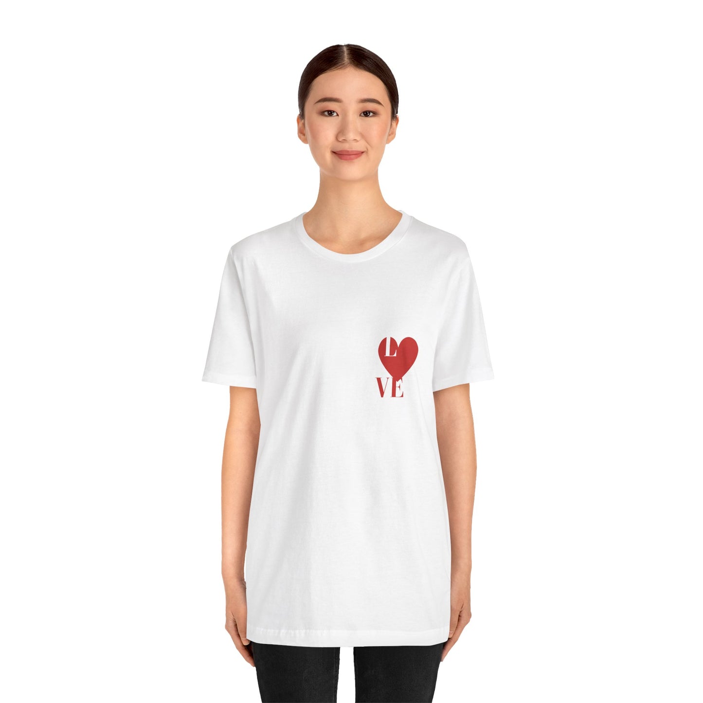 Unisex Jersey Short Sleeve Love Tee