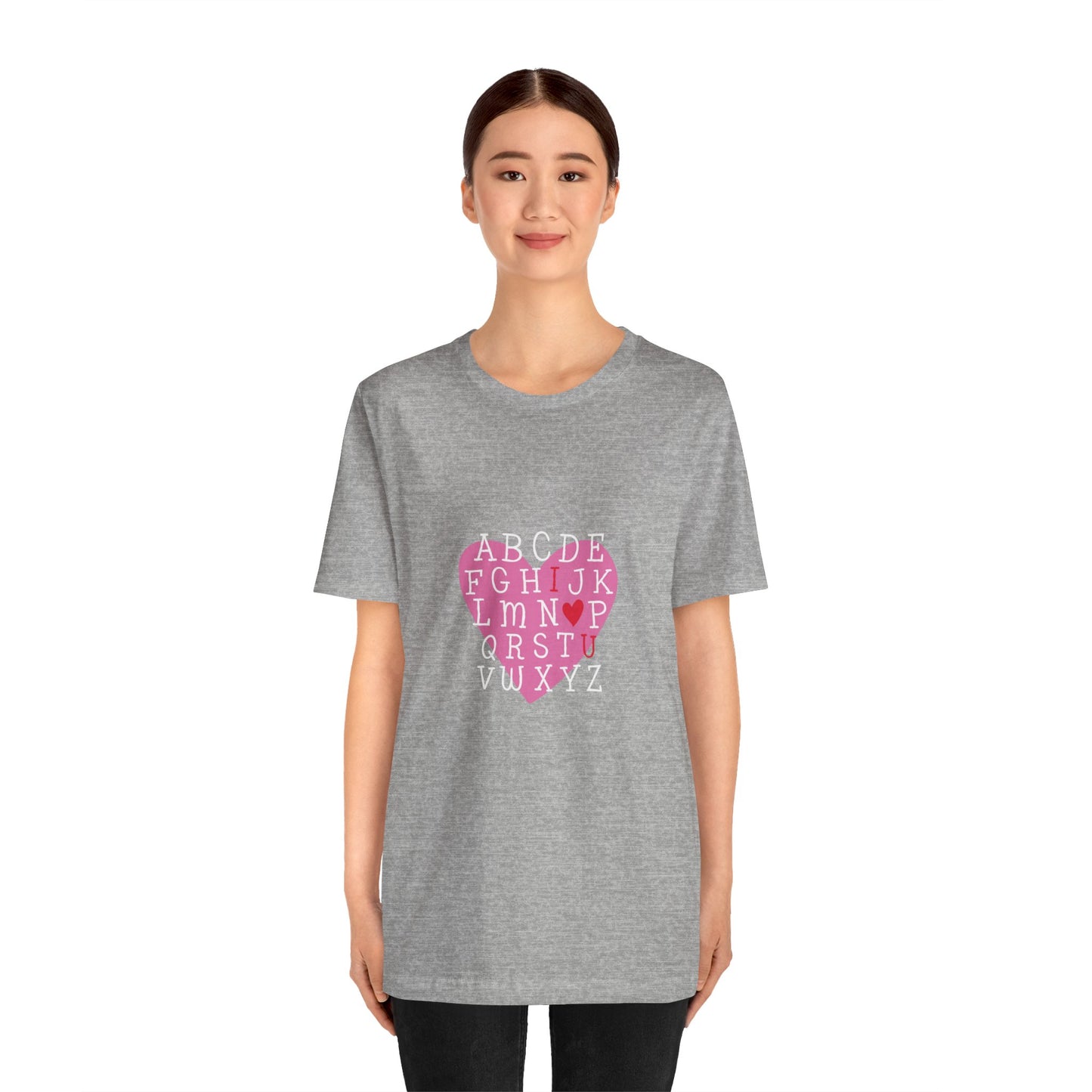 Womens Jersey Short Sleeve Love Tee