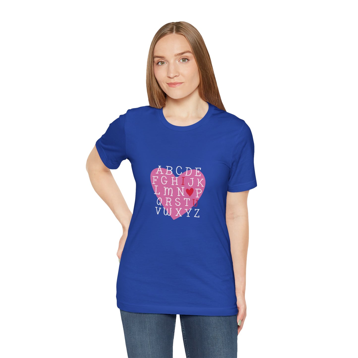 Womens Jersey Short Sleeve Love Tee