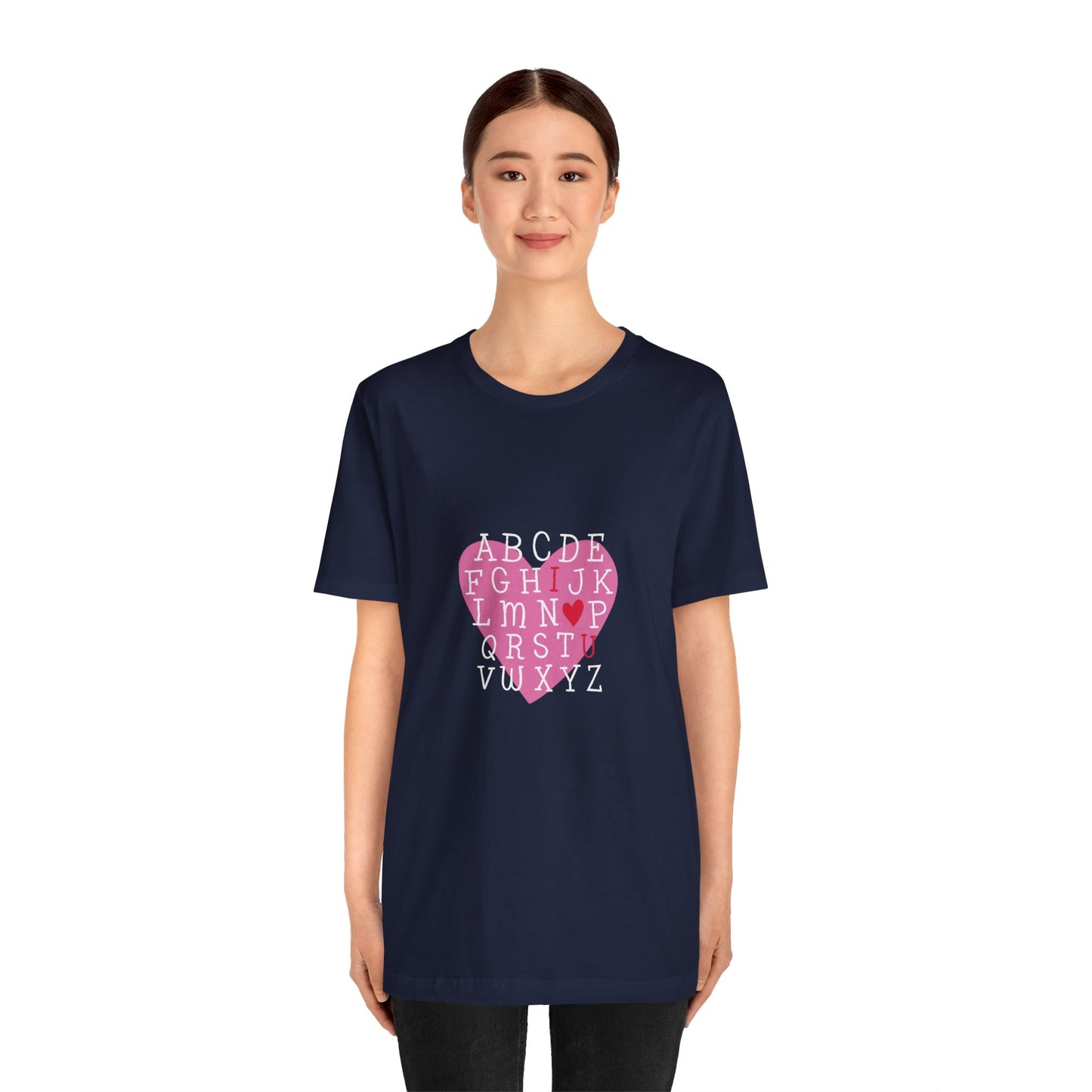 Womens Jersey Short Sleeve Love Tee