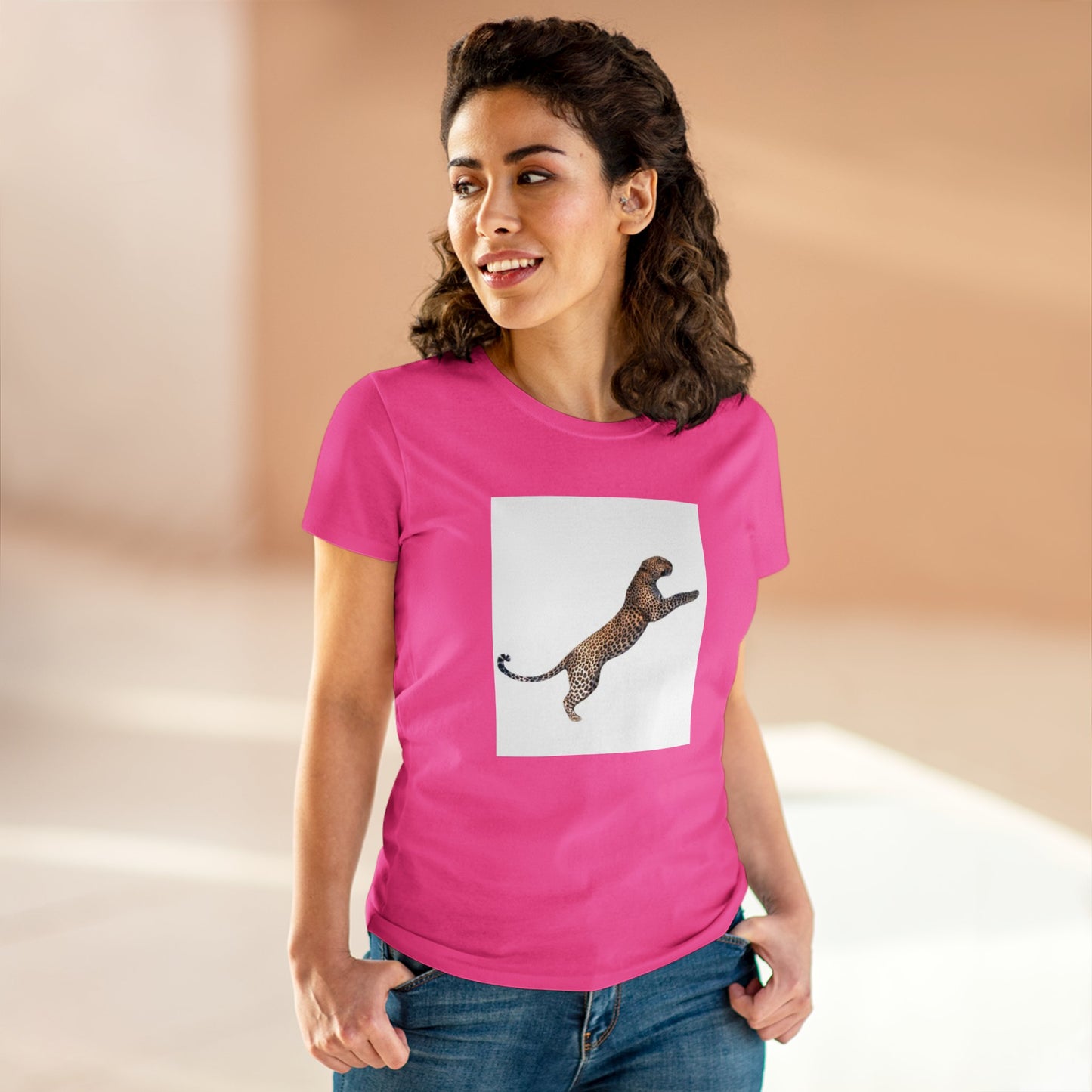 Women's Midweight Cotton Animal Tee