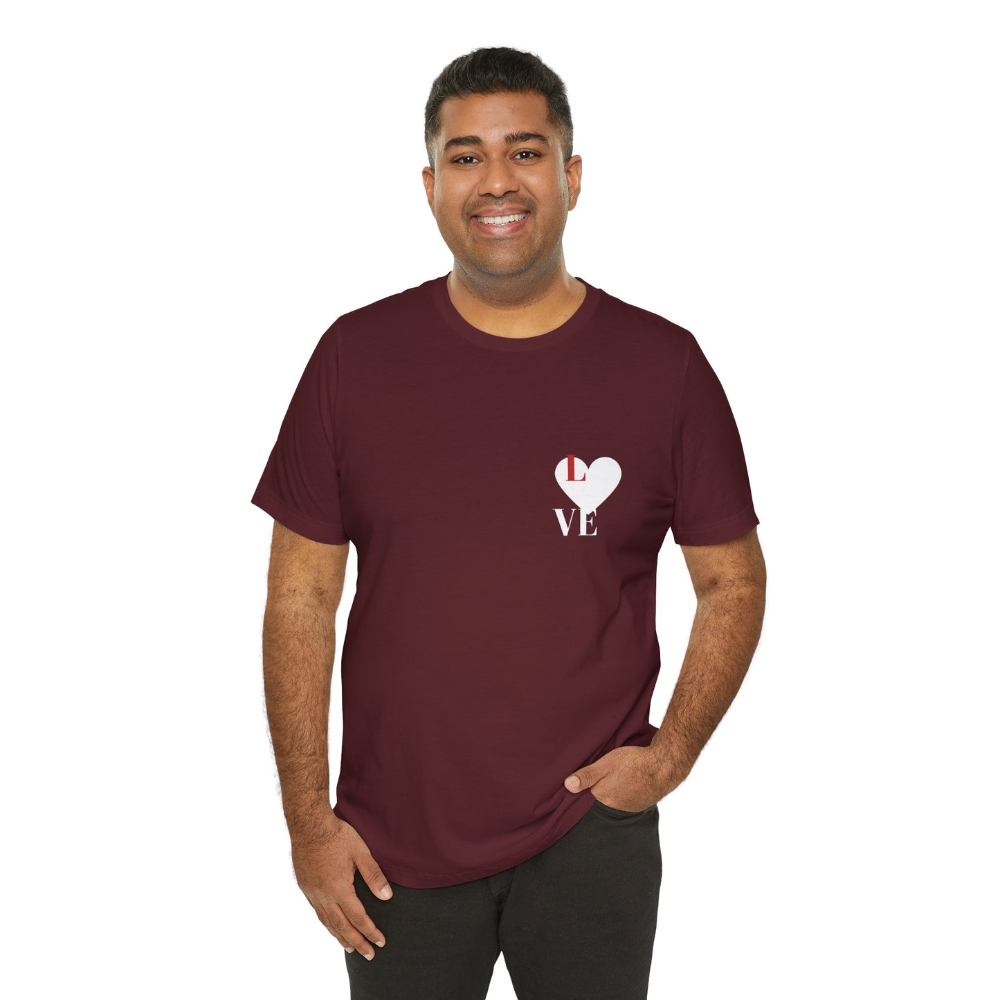 Unisex Jersey Short Sleeve Love Tee