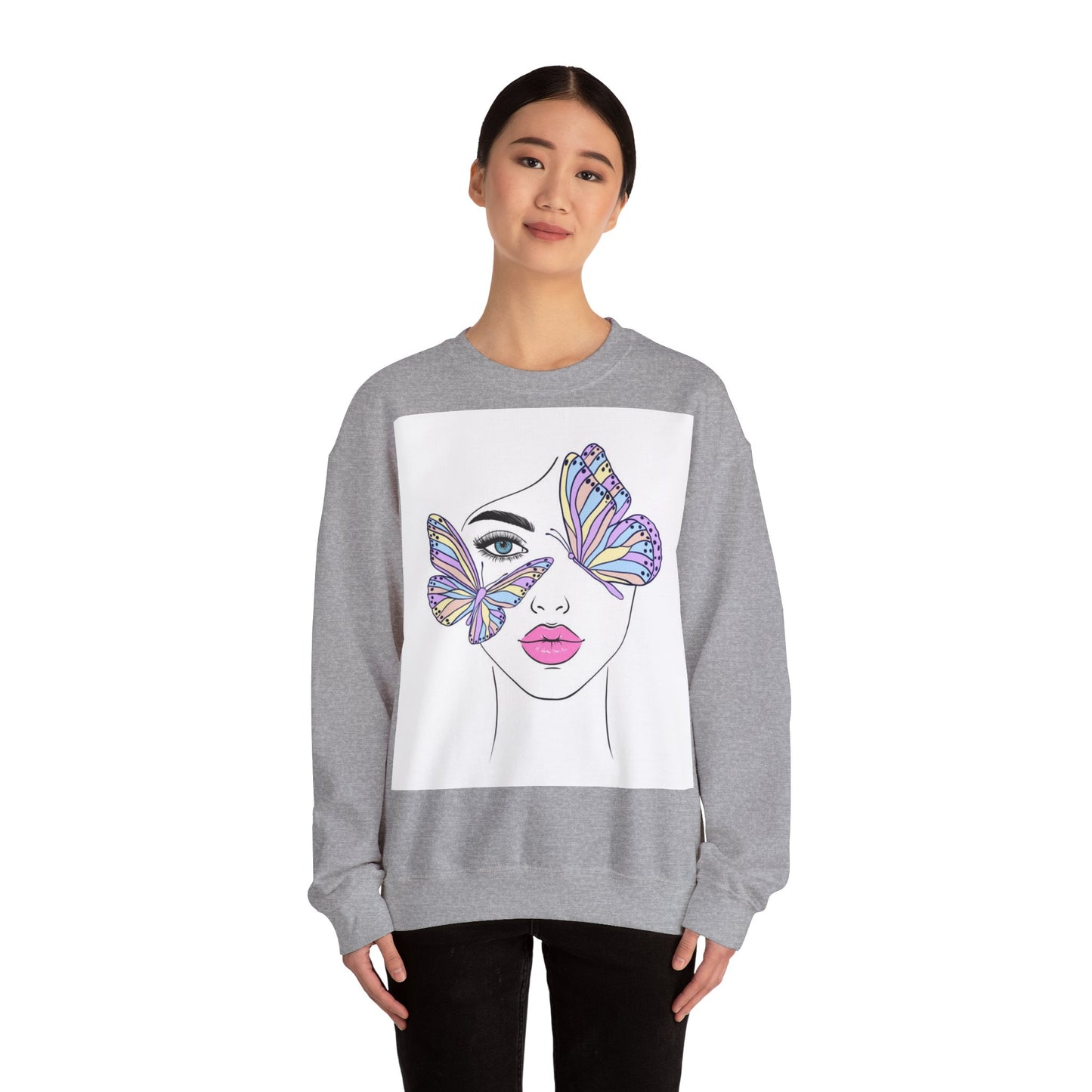 Women’s Heavy Blend™ Crewneck Beauty Sweatshirt