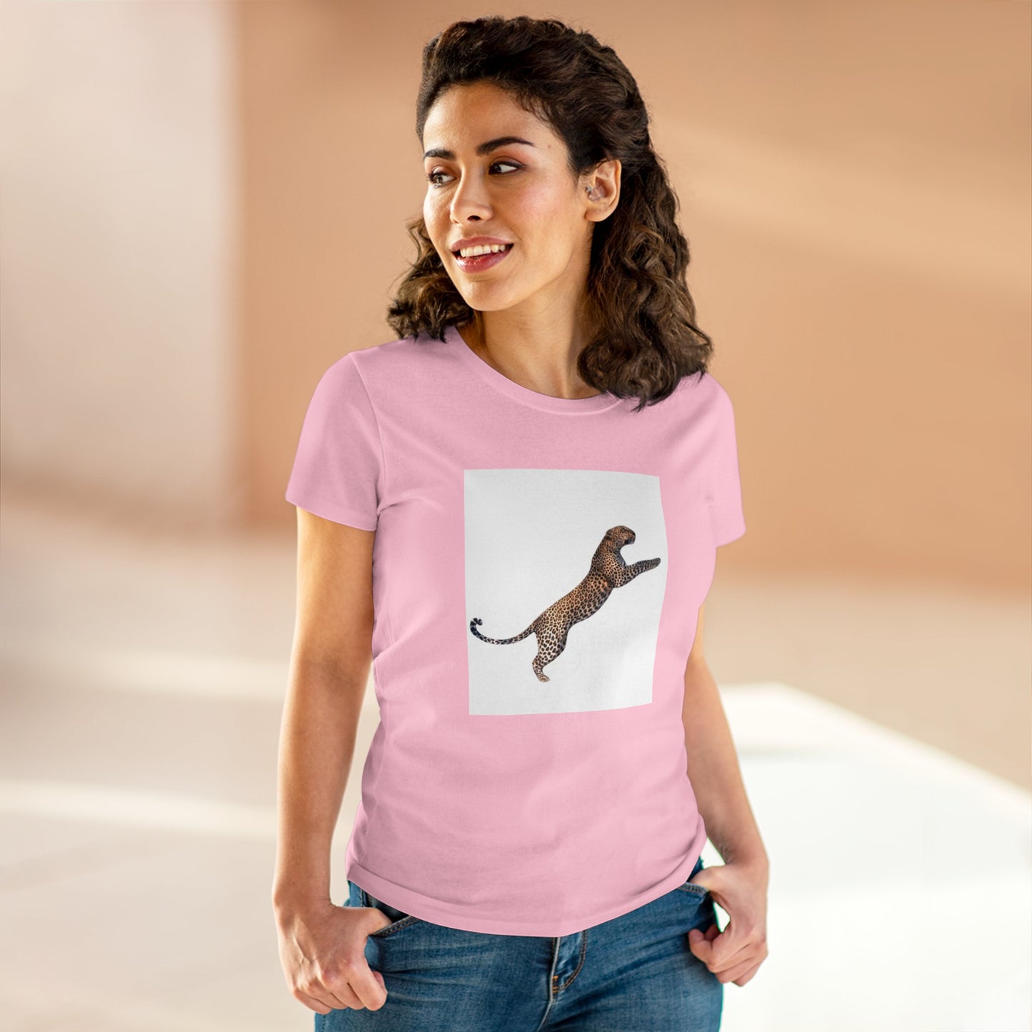 Women's Midweight Cotton Animal Tee