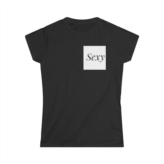 Camiseta sexy estilo suave para mujer