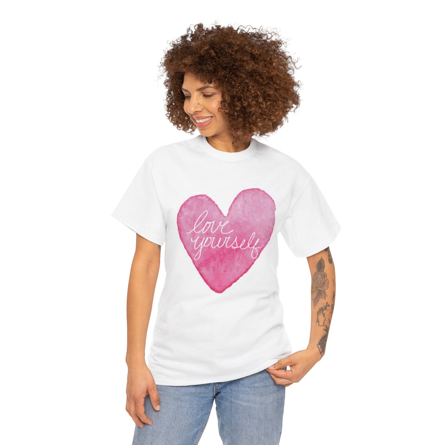 Camiseta Love de manga corta Beefy-T®