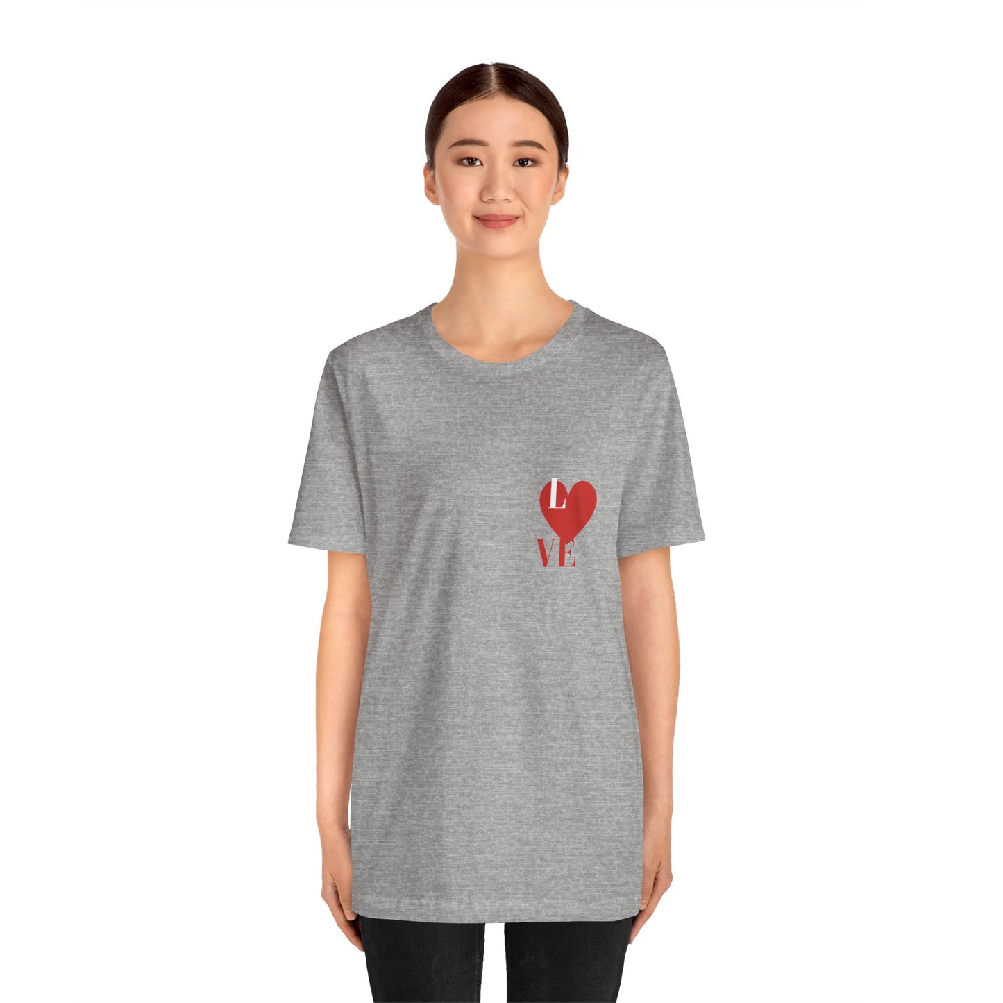 Unisex Jersey Short Sleeve Love Tee