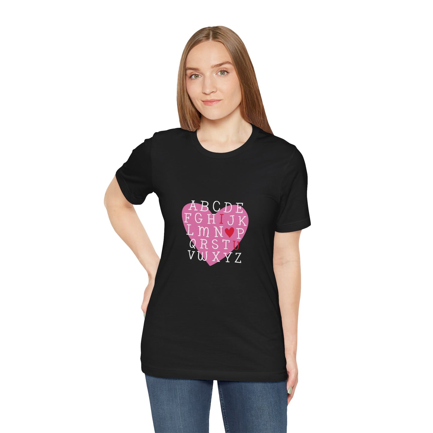 Womens Jersey Short Sleeve Love Tee